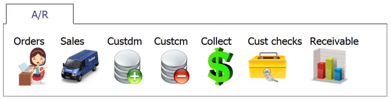 accounts receivable menu image