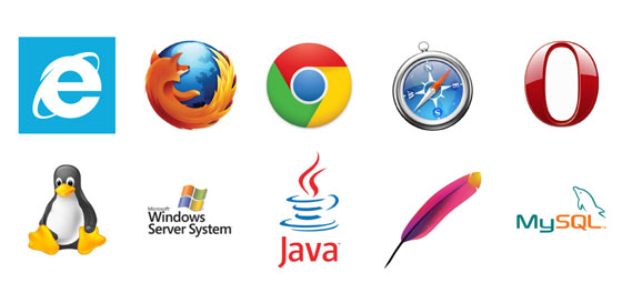 server and browser logos